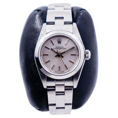 Rolex Stainless Steel Oyster Perpetual with Factory Original Silver Dial, 2006