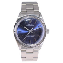 Rolex Stainless Steel Oyster Perpetual with Original Riveted Oyster Bracelet