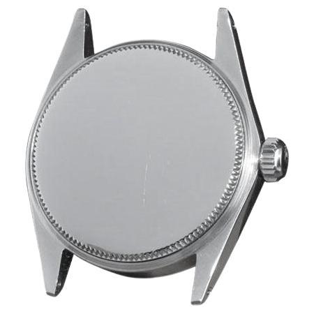 Rolex Oysterdate en acier inoxydable avec cadran noir d'origine 1970's Excellent état - En vente à Long Beach, CA