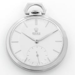 Rolex Stainless Steel  Pocket Watch Ref 3002