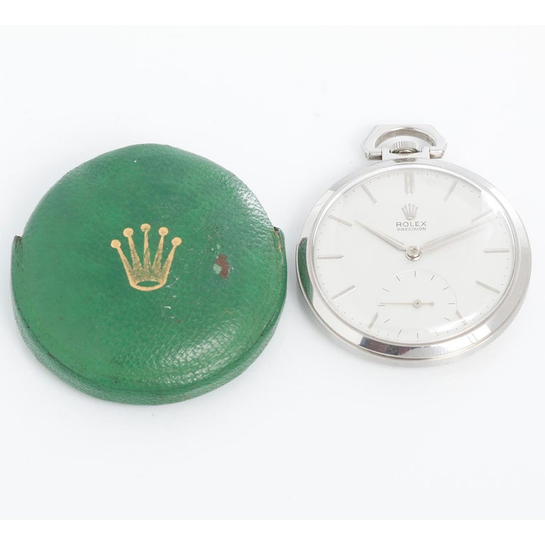 Rolex Stainless Steel Pocket Watch Ref 3002 For Sale at 1stDibs rolex