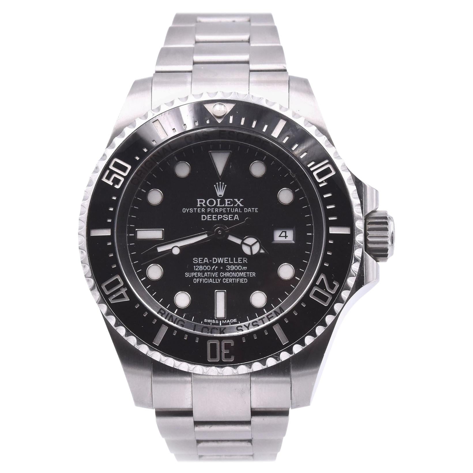 Rolex Stainless Steel Sea Dweller Watch Ref. 116660