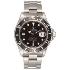 Retro Rolex Stainless Steel Submariner 16610 Automatic Men's Watch