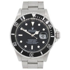 Rolex Stainless steel Submariner Automatic Wristwatch, Ref 16610