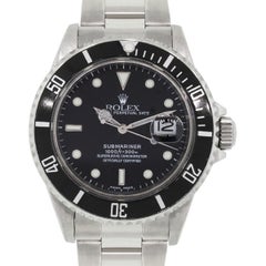 Retro Rolex Stainless Steel Submariner Automatic Wristwatch Ref 16800