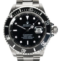 Rolex Stainless Steel Submariner Men's Wristwatch
