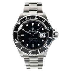 Rolex Stainless Steel Submariner Men's Wristwatch