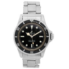 Rolex Stainless Steel Submariner Retro Automatic Wristwatch Ref 5513