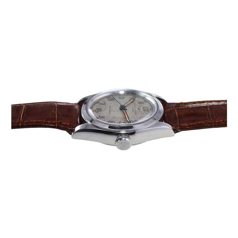 Rolex Edelstahl Viceroy aus Edelstahl mit Original-Leuchtzifferblatt von 1941 4