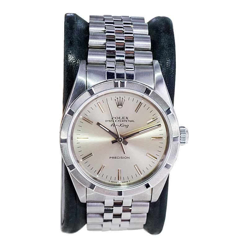 Rolex Stainless Steel with Box and Papers from 1996 In Excellent Condition For Sale In Long Beach, CA