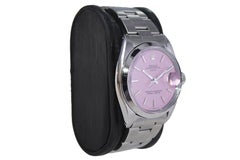 Rolex Steel Oyster Perpetual Date with Custom Made Pink Dial circa 1970's