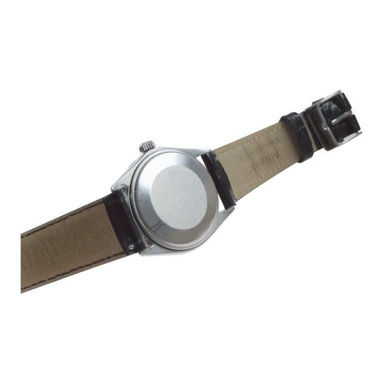 Rolex Stainless Steel Wristwatch from 1986 with Original Black Dial 2