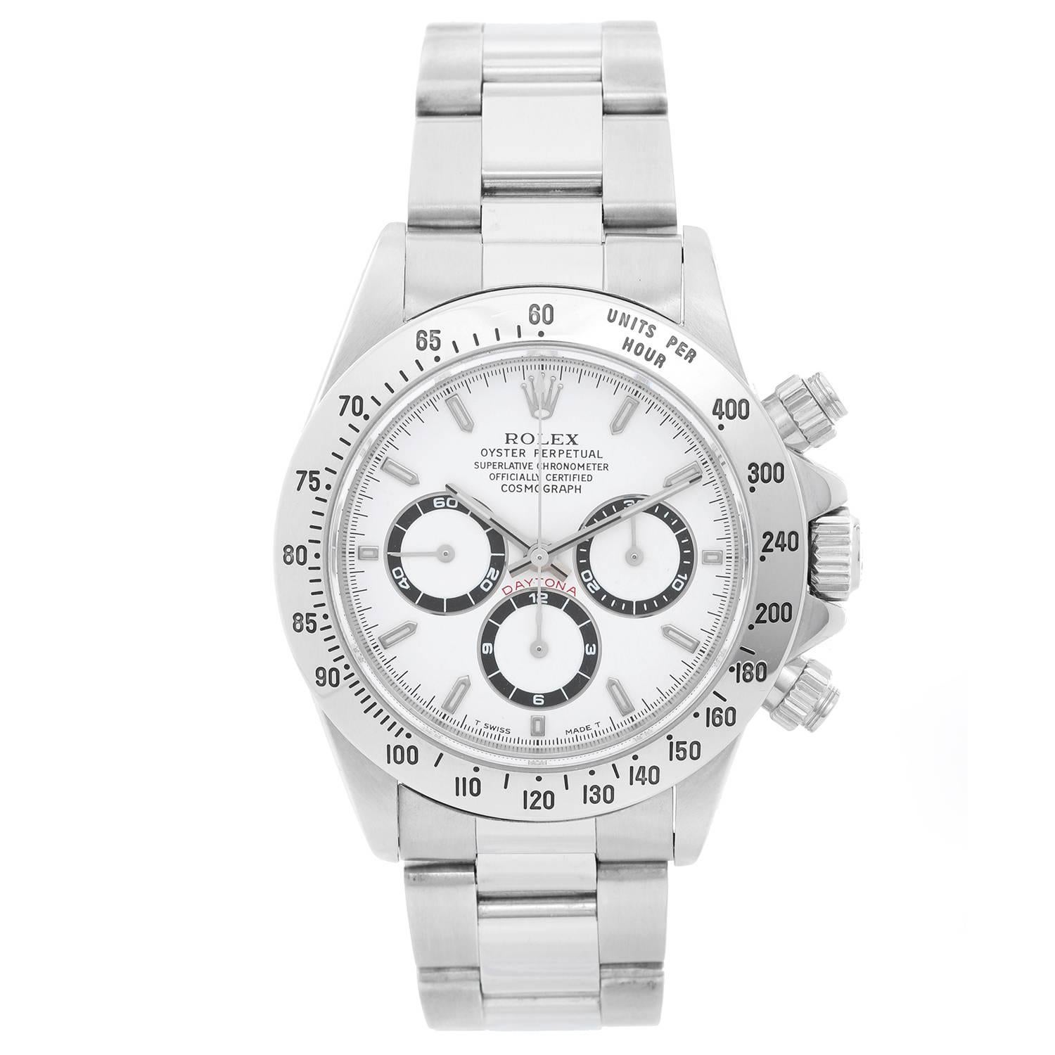 Rolex Stainless steel Zenith Daytona Chronograph Automatic Wristwatch Ref 16520