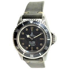 Rolex Edelstahl Tudor Oyster Submariner:: 1967 mit Original-Zifferblatt