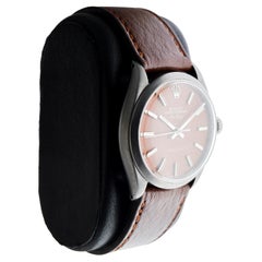 Rolex Steel Air King with Custom Black Finish and Custom Finished Dial ca 1965