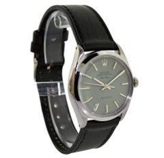 Rolex Edelstahl Air King mit grünem Zifferblatt:: ca. 1970er Jahre