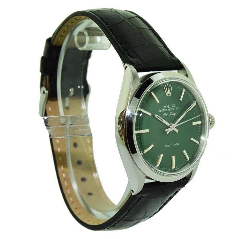 rolex green dial