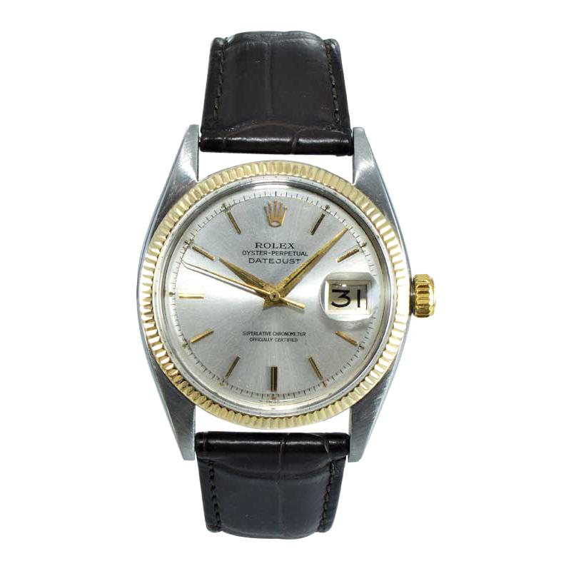 Rolex Steel and Gold Oyster Perpetual Datejust from 1956 with Original Dial