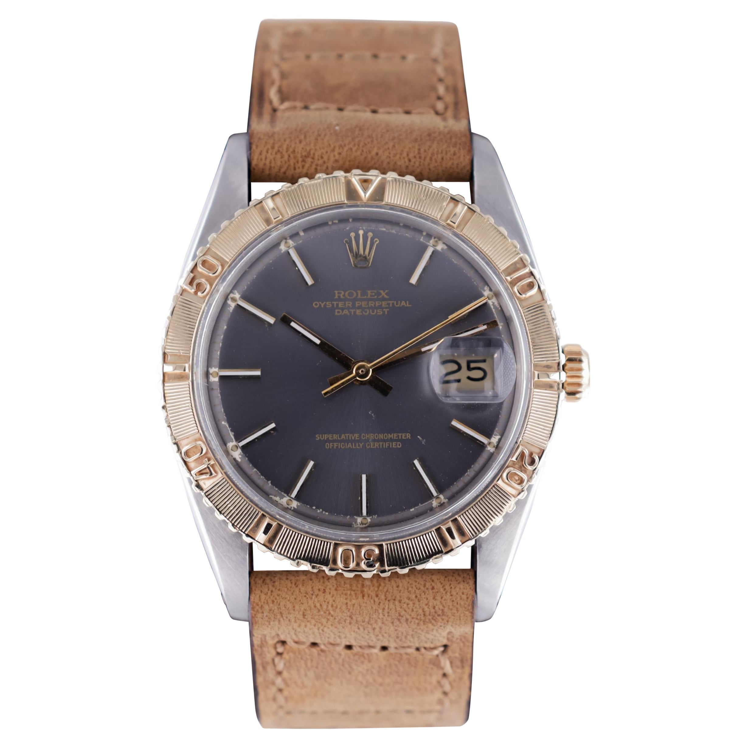 Rolex Acero y Oro Oyster Perpetual Datejust "Thunderbird" Bisel de, 1978