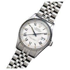 Reloj Rolex Datejust Buckley de acero con índices romanos 16030 Automático, 1986