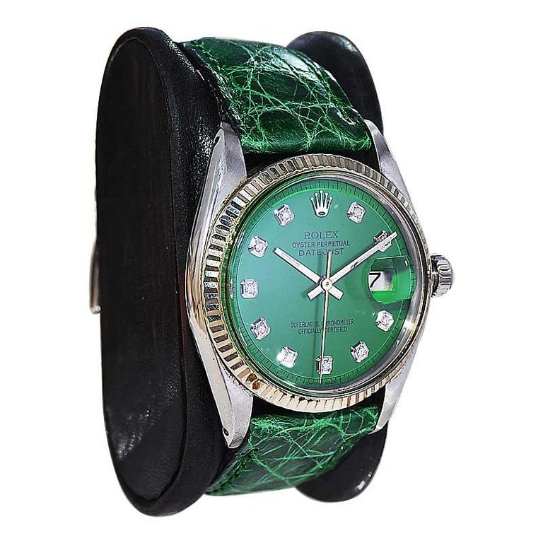 rolex men's datejust watch circa 1960s 1970s