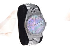 Rolex Steel Datejust with Custom Finished Mother of Pearl Dial, 1960s