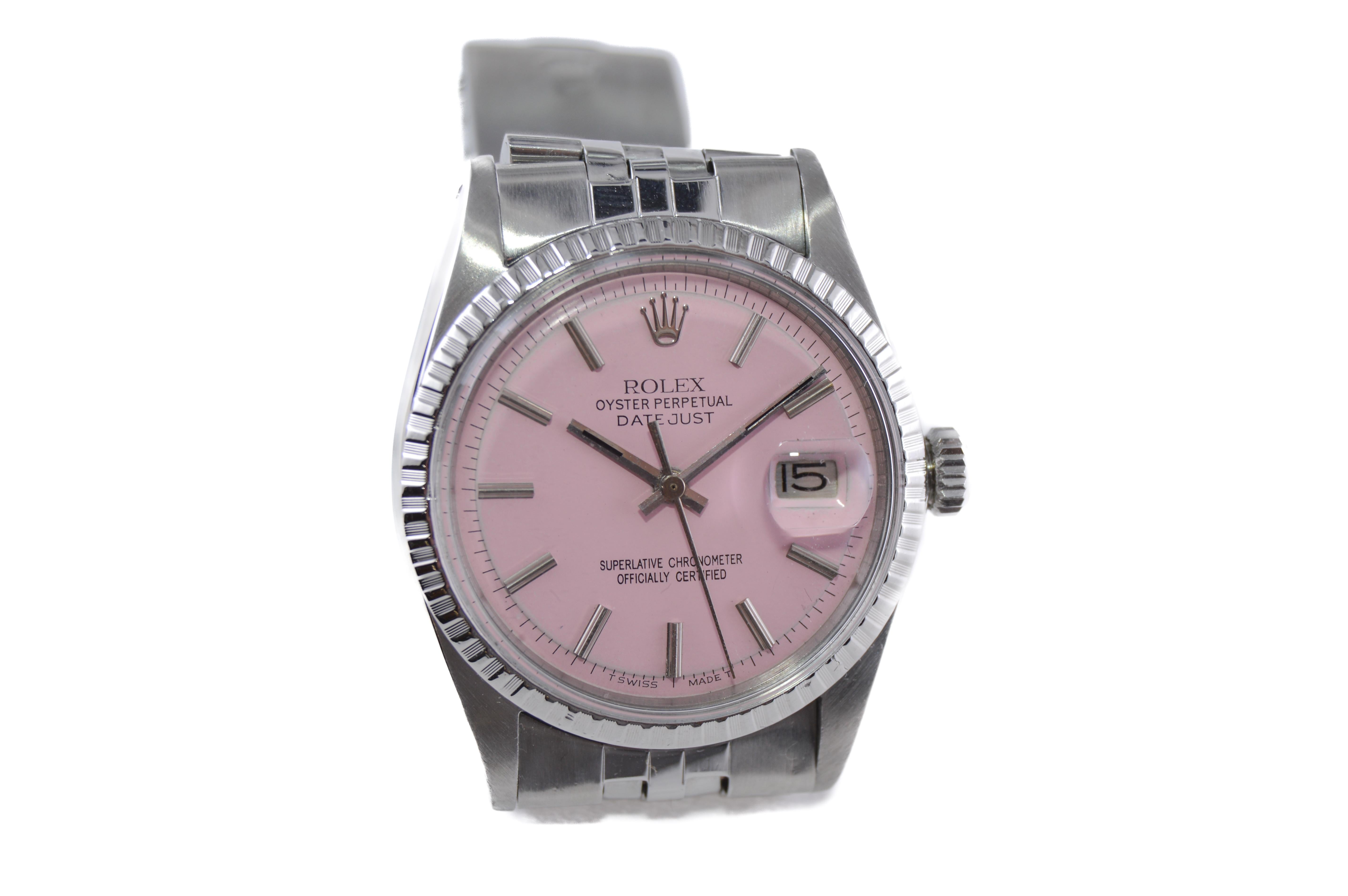 rolex oyster perpetual date pink