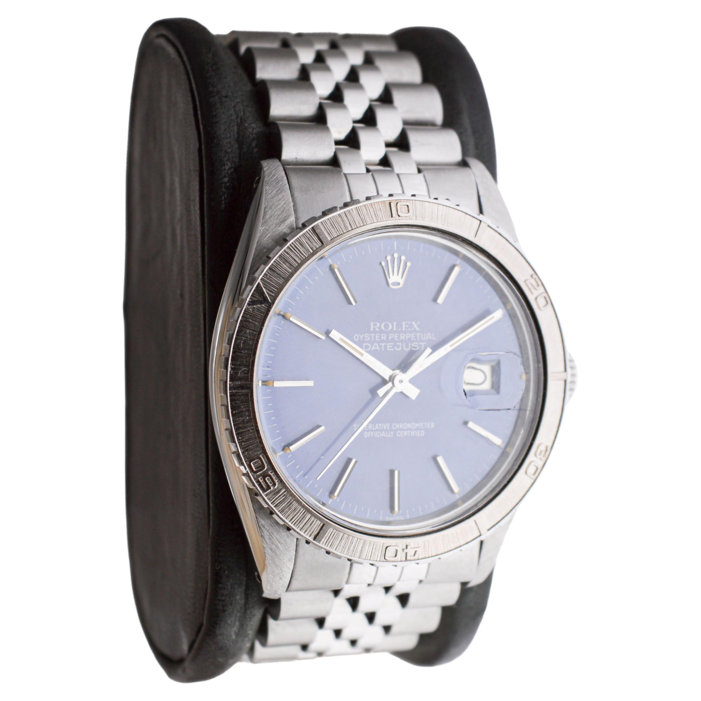 rolex thunderbird blue dial