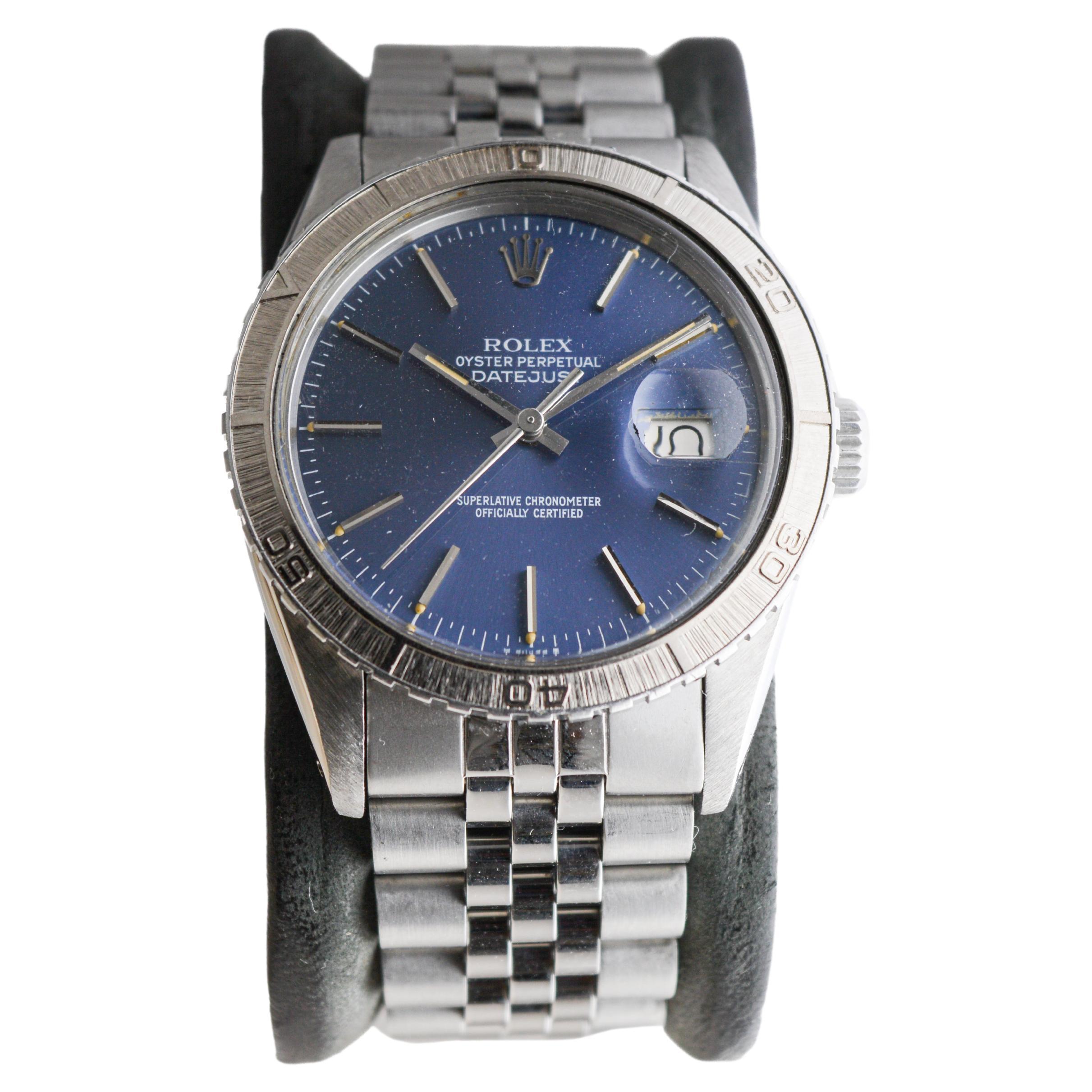 datejust navy blue dial