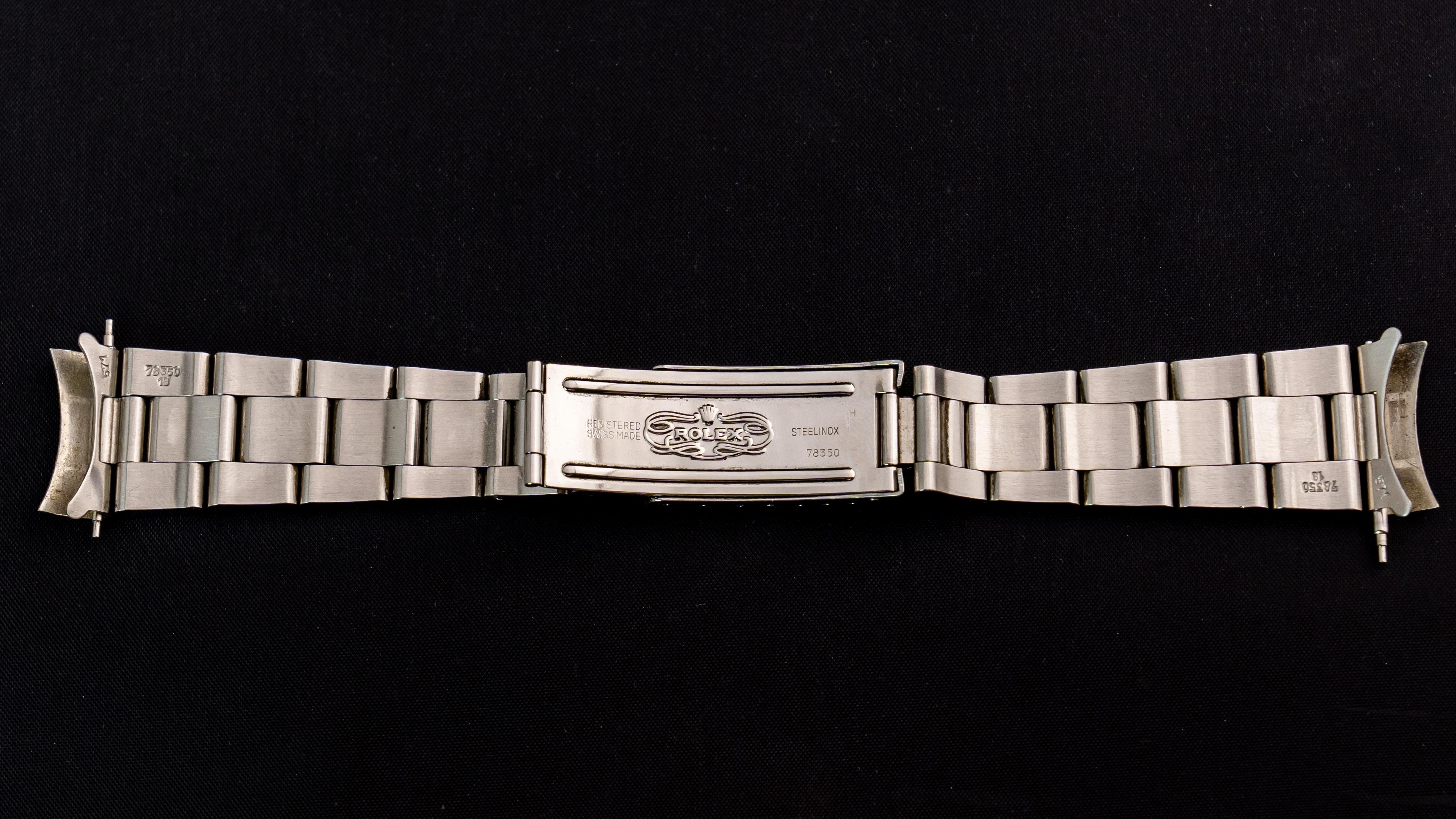 Rolex Steel Daytona Tiffany & Co Chronograph Black Big Red Dial 6265 Watch, 1974 For Sale 4