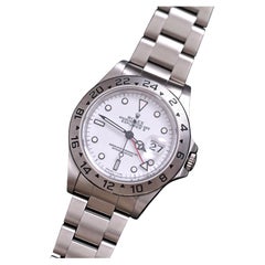 Rolex Steel Explorer II White Dial w/ Original Paper & Booklet Ref. 16570