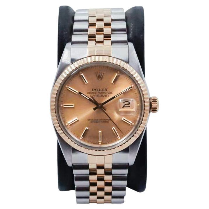 Rolex Steel and Gold Oyster Perpetual Datejust Original Dial 1970 For Sale  at 1stDibs | 1970 rolex for sale, rolex 1970, rolex datejust 44mm
