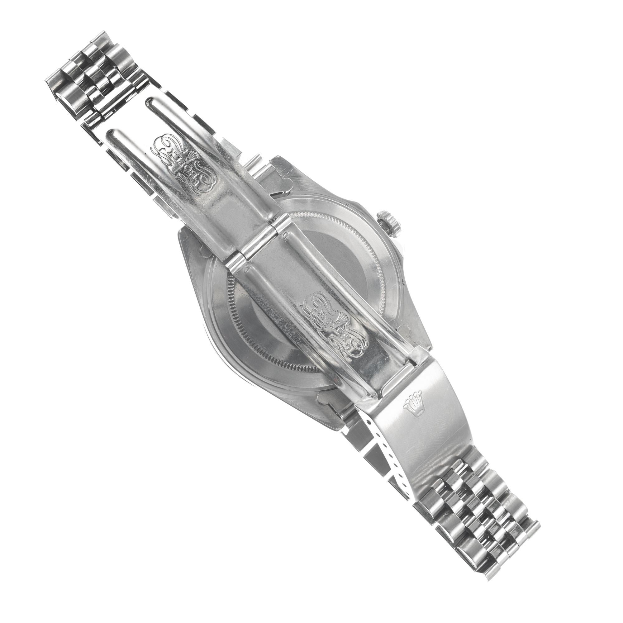 Montre-bracelet Rolex Explorer II 16570 à cadran sarcelle:: bracelet en acier jubilé Bon état à Stamford, CT