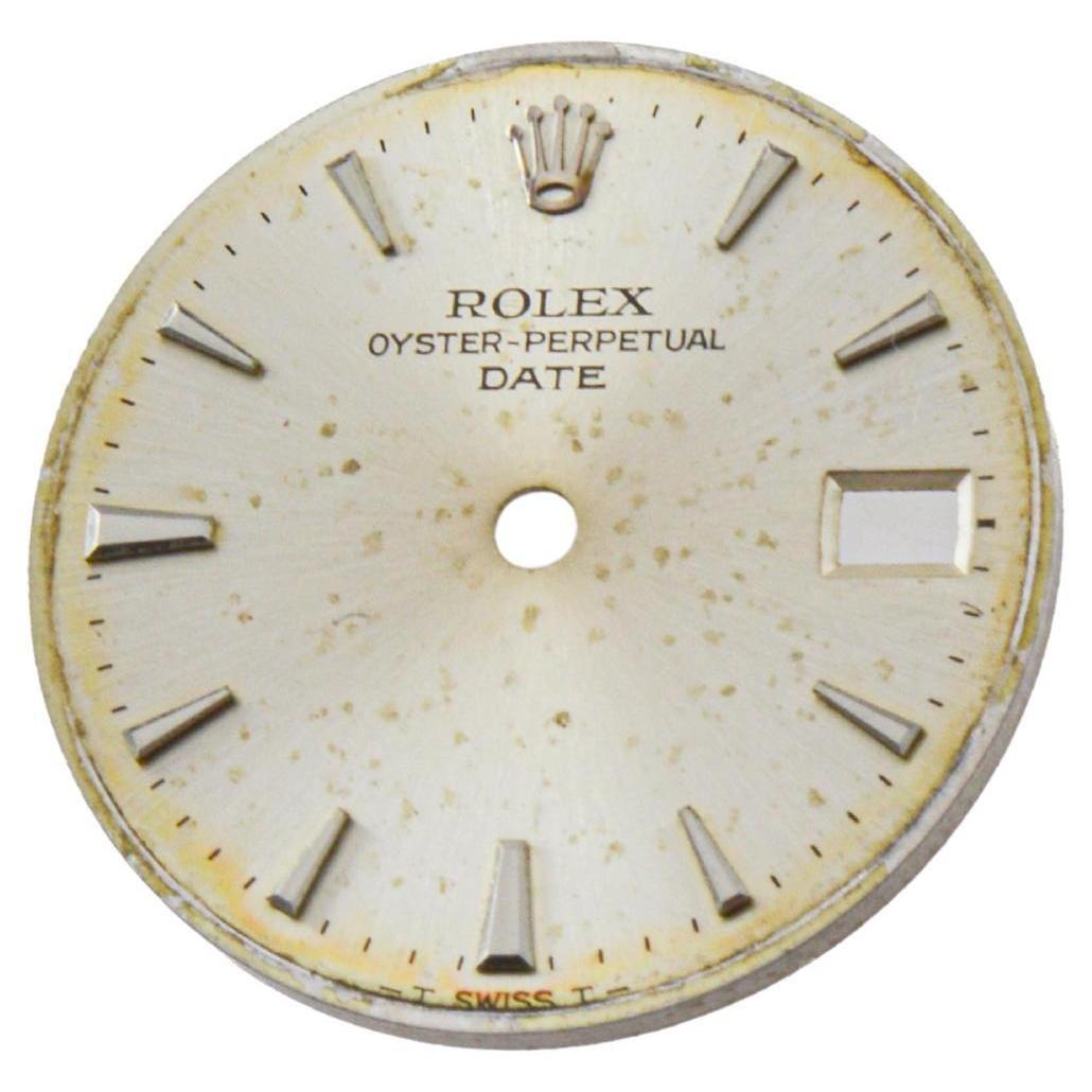 Rolex Steel Ladies Oyster Perpetual Date with Factory Original Silvered Dial For Sale 7
