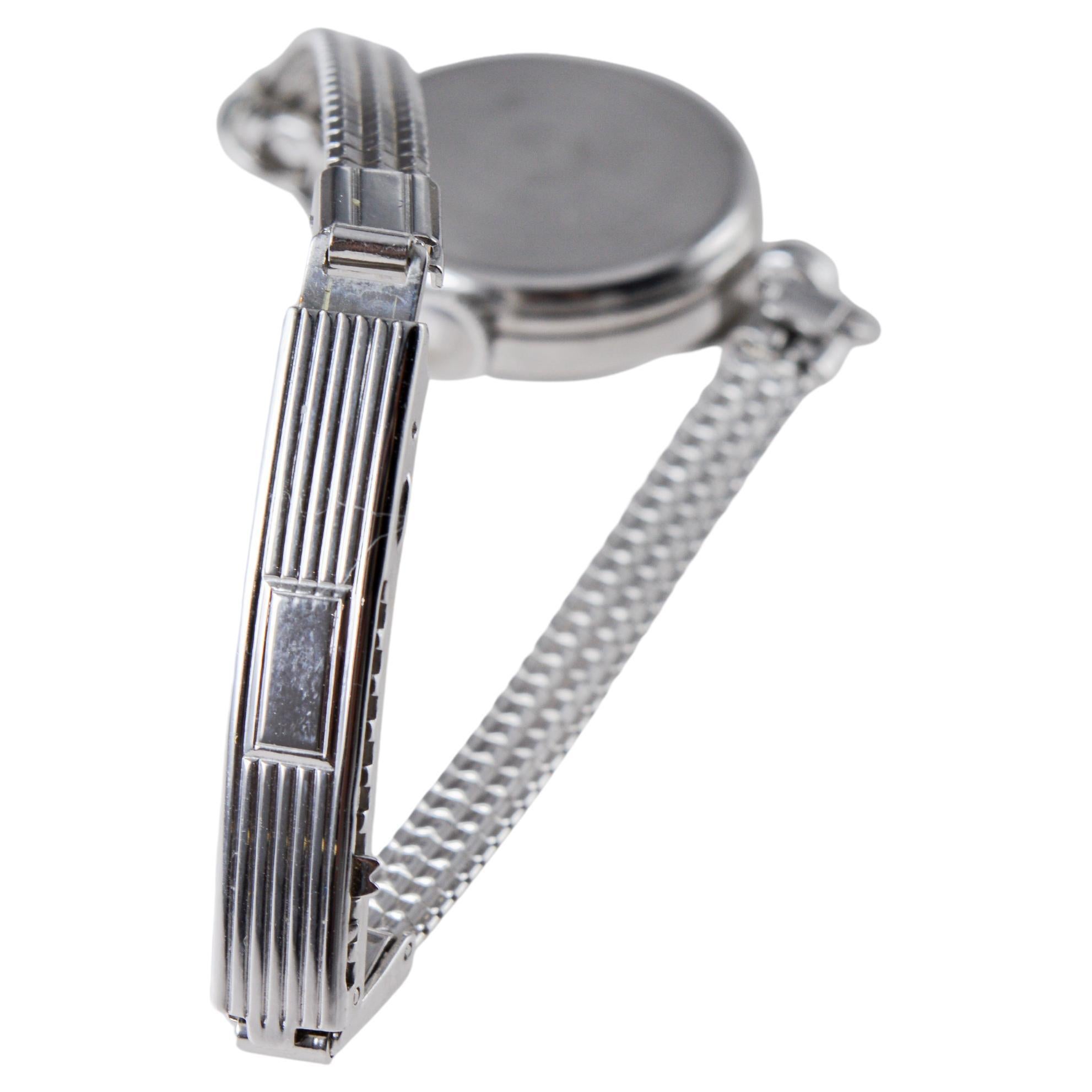 Rolex Steel Ladies Watch with Original Dial from 1940's For Sale 6