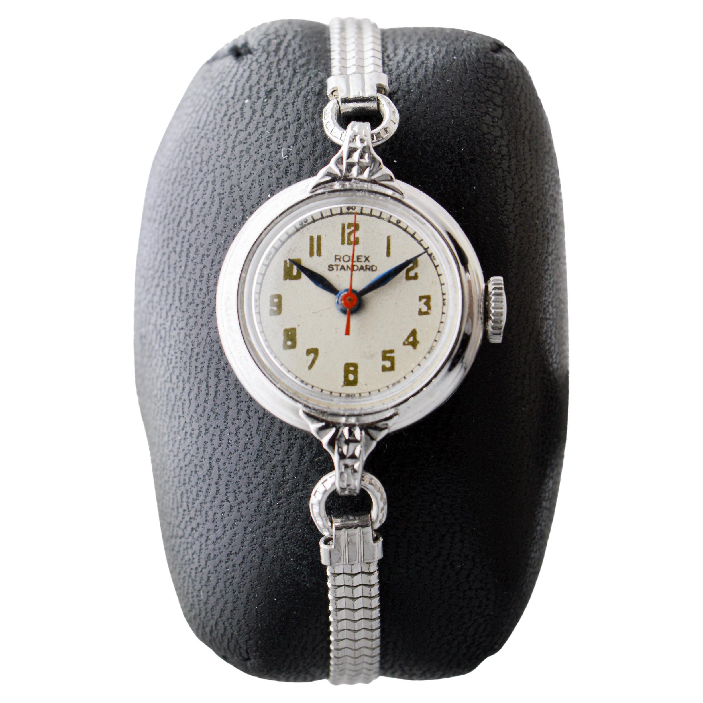 Rolex Steel Ladies Watch with Original Dial from 1940's