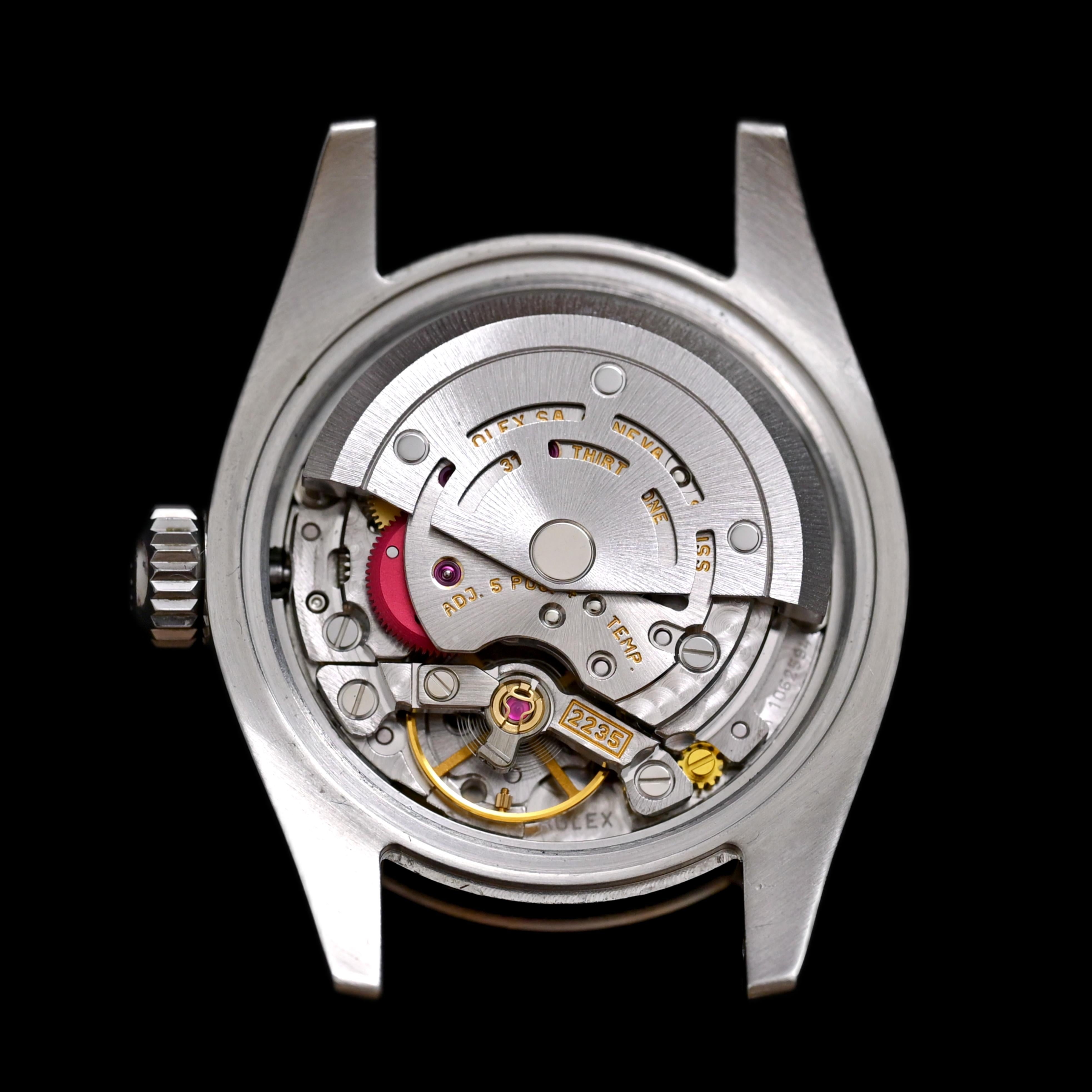 Rolex Steel Lady Datejust Ombre Blue Dial with Diamond Indexes Ref. 179174 Pour femmes en vente