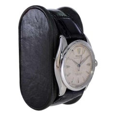 Rolex Steel Late Series Bubble Back Movement with Original Dial from 1951