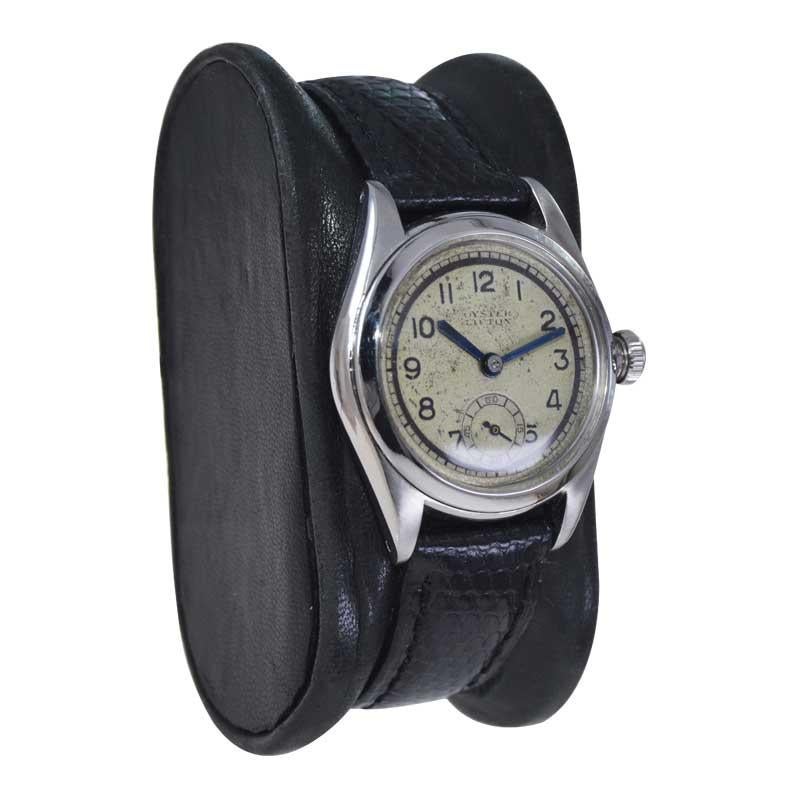 Rolex Oyster Lipton Armbanduhr aus Stahl von 1944 Damen im Angebot