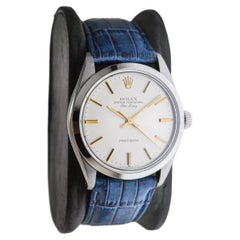 Rolex Steel Oyster Perpetual Air King with Original Dial with Gilt Markers 1970s