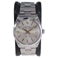 Rolex Steel Oyster Perpetual Air King with Original Dial with Gilt Markers, 1989