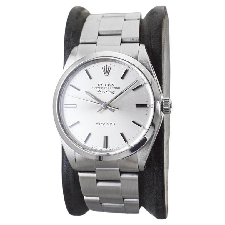Rolex Oyster Perpetual Classic Air King des années 1970 Excellent état - En vente à Long Beach, CA