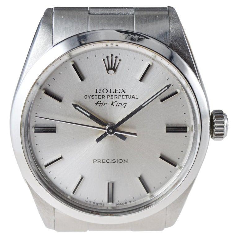 Rolex Oyster Perpetual Classic Air King des années 1970 en vente 1