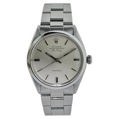 Rolex Steel Oyster Perpetual Classic Air King from 1978 or 79
