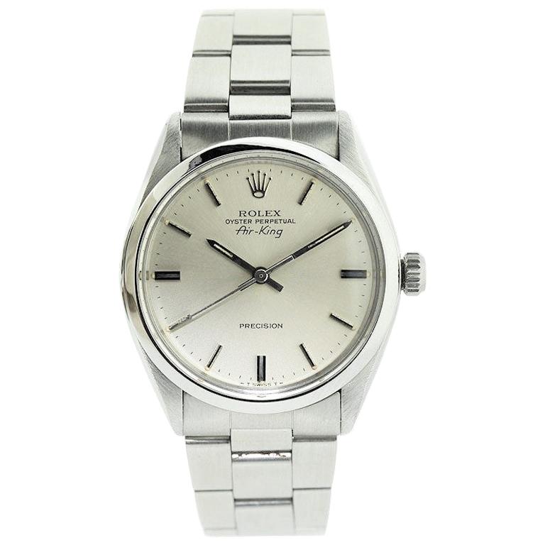 Rolex Steel Oyster Perpetual Classic Air King from 1979 or 1980