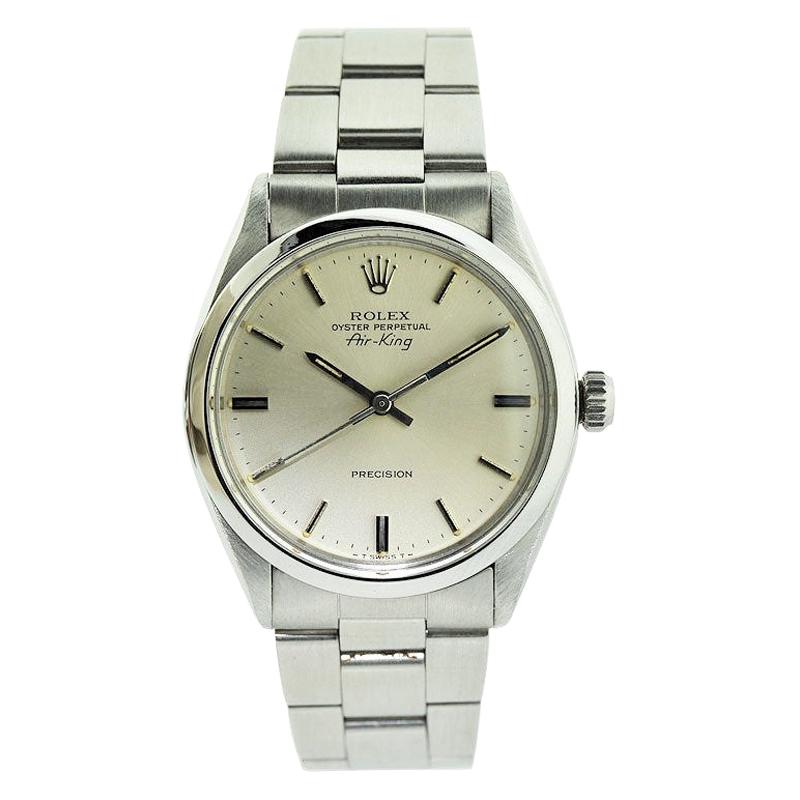 Rolex Steel Oyster Perpetual Classic Air King, Late 1970's