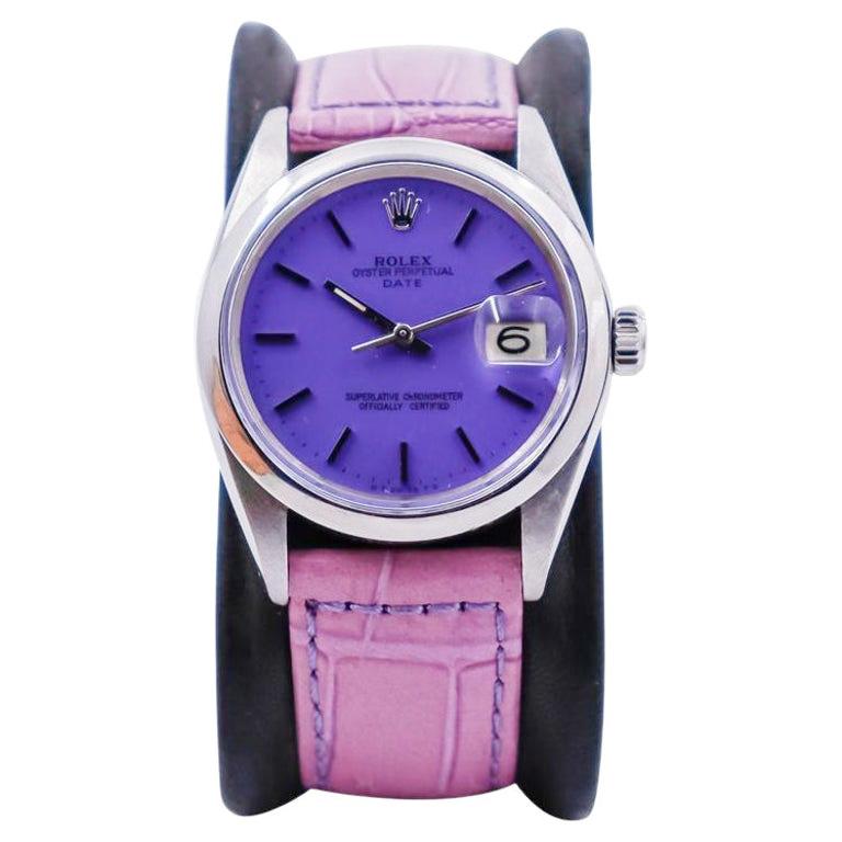 oyster perpetual purple dial