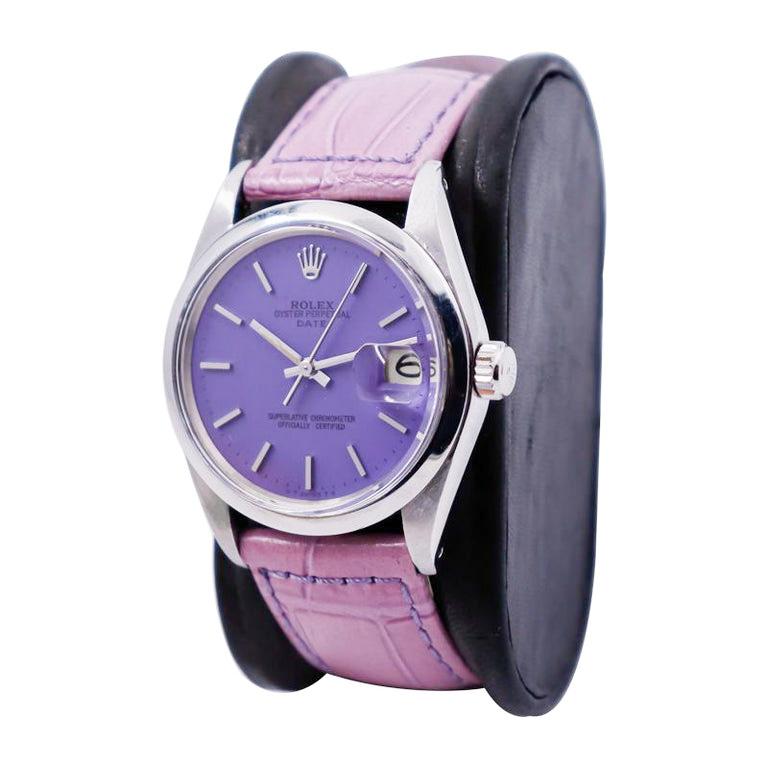 purple rolex oyster perpetual