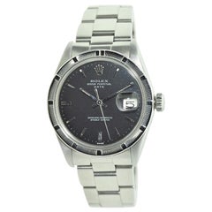 Vintage Rolex Steel Oyster Perpetual Date with Original Black Dial, Early 1970's