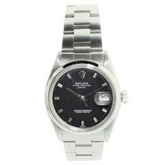 Rolex Stahl Oyster Perpetual Date mit Original-Armband, Ende der 1960er Jahre